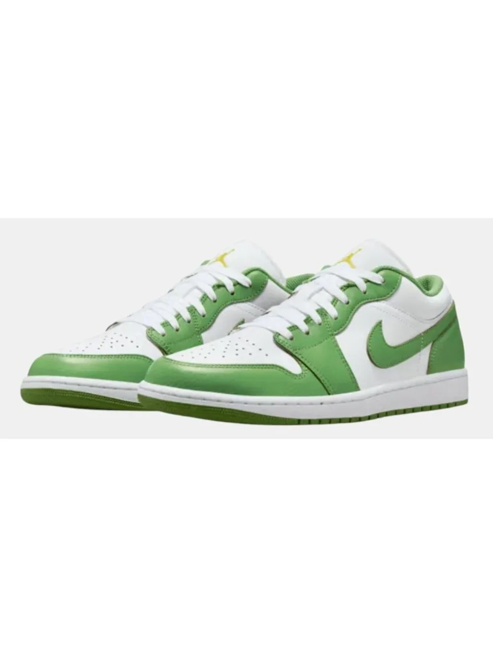 Nike Air Jordan 1 Low SE Chlorophyll White Lightening HF4823-100‎ Men's 12 NEW